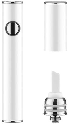 Couteau chauffant en céramique, lame chauffante 510, outil à dab électrique, accessoire portable pour la découpe de cire, rechargeable pour l'extraction et la distribution de cire (Blanc)