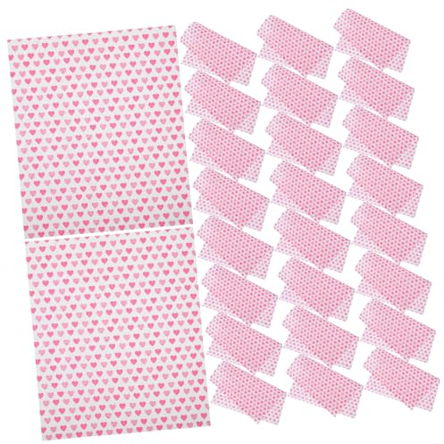 PENIKOKO 50pièces Lot Papier Sulfurisé Forme De Cœur Pour Friteuse à Air Et Cuisson Prédécoupées Pour Alimentaire