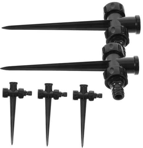 ROMISBABA 5 piezas Estacas de Plástico para Aspersores Automáticos de Jardín Pequeñas Resistentes y Fáciles de Instalar para Riego Césped Invernadero y Patio