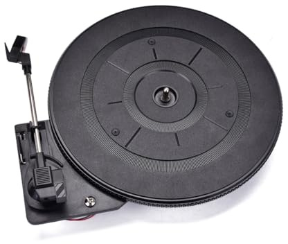ELAYARD Gramophone de Platine Joueur enregistrer Ancien Platine Tourne-Disque Vinyle pour disques vinyles DJ Record en de Vintage de Noir