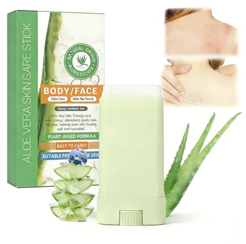 15g Crema Aloe Vera Hidratante Multifuncional, Gel Aloe Vera para Rostro y Cuerpo, Alivio Después Del Sol, Calma la Piel, Nutrición Profunda e Hidratación Duradera