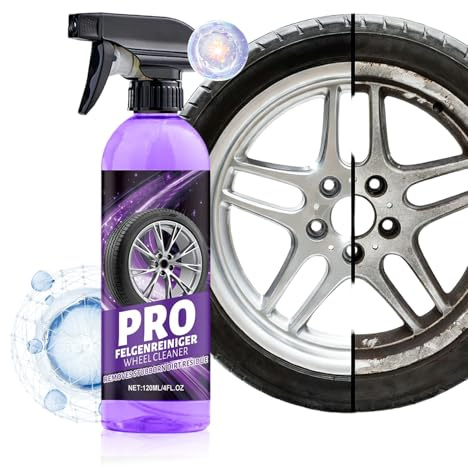 Detergente per cerchioni auto – 120 ml per ripristinare il rivestimento, detergente per la pulizia di motori e cerchioni in ambienti esterni