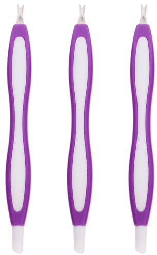 MAGICLULU Juego de 3 Piezas para Manicura Tenedor Removedor de Piel Muerta de Acero Inoxidable Herramientas para Cutículas y Cuidado de Uñas Kit Multifuncional para Color Color Aleatorio