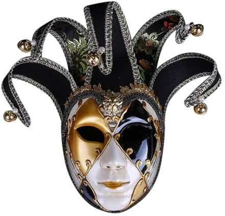 Masken Gesicht Kostüm Maske Damen Gesicht Kostüm Fest Masken Halterung Vollmaske Full Face Mask Maskerade Augenmaske Venezianische Accessoire Festlich Maschera Fasching Karneval Kostüm Fasching