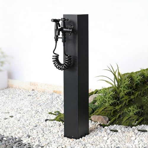 Columna De Agua Vertical De Acero Inoxidable Para Jardín, Columna De Agua Independiente Para Jardín, Fuente De Pie, Para Lavado Y Riego De Autos(80cm/31.5in)