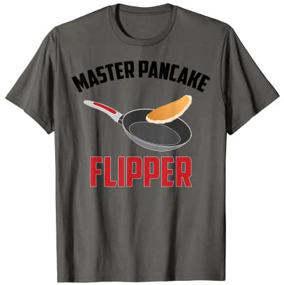Cute Master Pancake Flipper | Funny Pan Flat Cake Chef Gift T-Shirt
