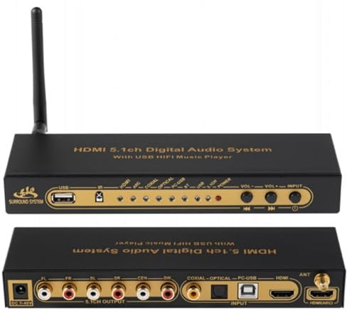 HDMI Audio Converter Decoder DAC DTS AC3 FLAC PCUSB APE 4K*2K Extractor Converter Splitter Digital SPDIF ARC