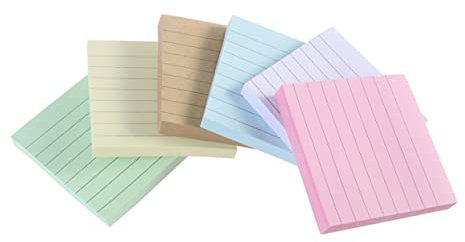 Kleiner Notizblock 6 Stück Papier Liniertes Heft für Schulanfang Party