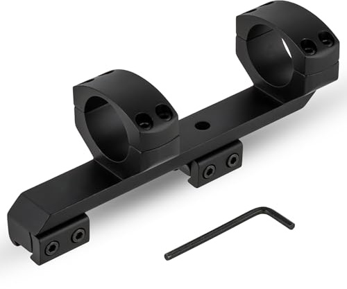 ToopMount 30mm Telescope Mount, 20 MOA Angle Compensation Dual Ring Monocular Mount, High Profile Offset Viewfinder Mount Base Fit 11mm Dovetail, Cantilever Optics Mount, 1.51 in Center Height