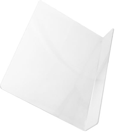 AUTSUPPL Acrylic Kitchen Sink Splash Guard 35x5x21cm Anti-Splash Water Barrier Crystal Double-Sided Adhesive for Bathroom and Kitchen Use