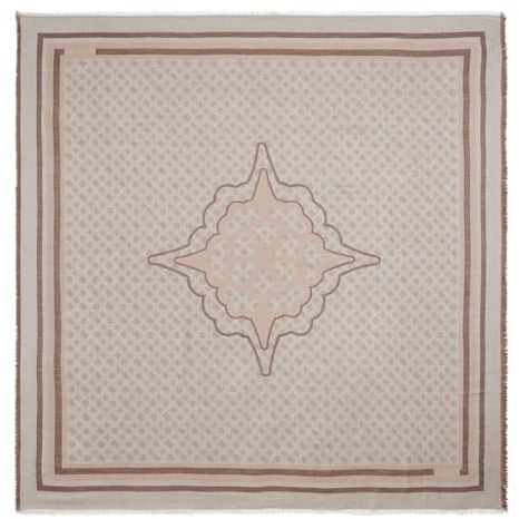 GUESS Kefiah Scarf 135X135 Latte Logo
