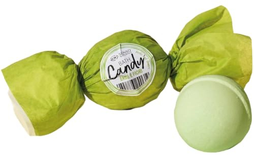Senso Naturale Fizzing Bubble Bath Bomb with Herbs & Flowers Fragrance for Soft, Hydrating Skin, Relaxing Muscles & Mind, Dermatologically Tested, Vegan & Natural Bath Bomb for Kids & Adults, 110g