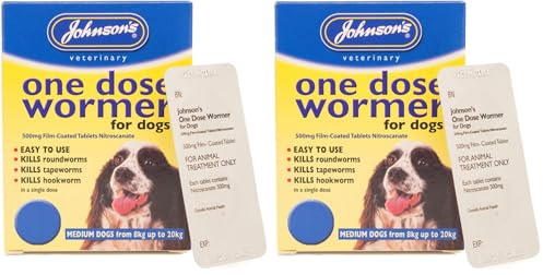 Johnson's Vet Easy One Dose Wormer, Size 2 (Pack of 2)