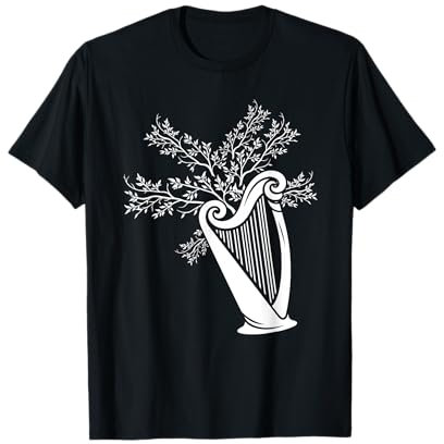 Harfenspieler Harfe T-Shirt