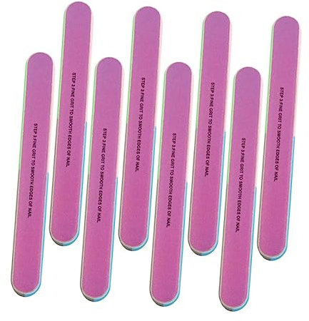 Vaguelly 8pezzi Unghie Multi- Per Pedicure Portatile Per Modellare Unghie Lucidatura e Resistente