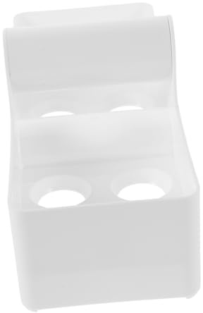 ULTECHNOVO Contenitore per Uova da Frigo in Plastica Bianco, Organizzatore Impilabile Maniglia Portatile per Frigorifero e Piano Cucina
