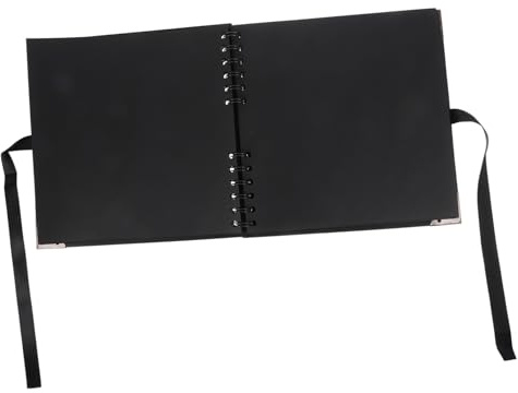ARTSEWPLY Álbum de Fotos DIY Scrapbook con Páginas Negras Diseño Minimalista y Moderno Material Capacidad para Manualidades y Recuerdos