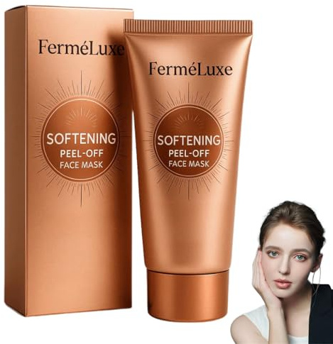 Ferméluxe Peel off Face Masks, Collagen Face Mask, Fermeluxe Medivita Herbal Facial Peel-Off Blackhead Remover Mask for Women, After-Sun Deep Repair and Hydrating, Deep Nourishment & Pore Tighte(1)