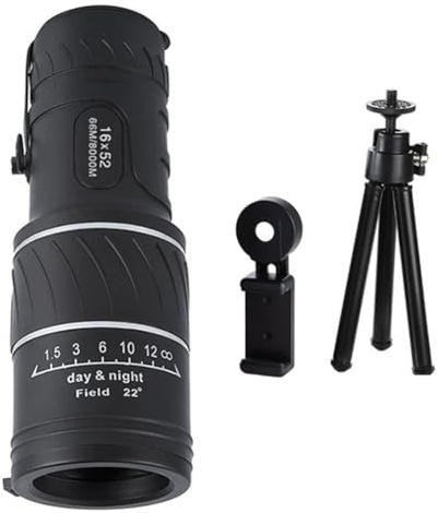 OVNSHVN Zoom Langstrecke 16x52 Mächtige Monokulare Teleskop -Set - -Spyglass für Outdoor Vogelbeobachtung Campingwerkzeuge