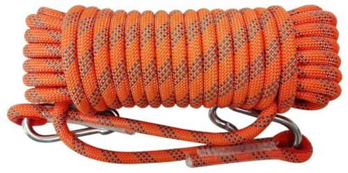Ounfhtrttk 30 M Kletterseil 8 mm Outdoor Felsklettern Fluchtseil Sicherheitsüberlebensschnur für Baumklettern Bergsteigen Camping
