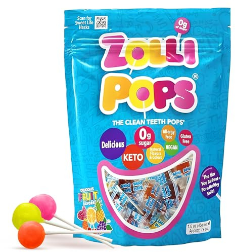 Zollipops - Limpiar los dientes paletas variedad - 8Unidades