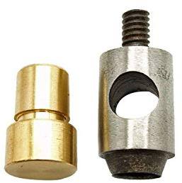 WedDecor 12mm Hole Cutting Die Gold Base for Universal Blue Hand Press Machine, Fixing and Fastening Clothes, DIY Projects, Arts & Crafts, Leathercraft, Clothing, Replacement