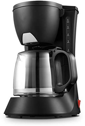 Cafetiere Électrique, 550W Cafetière filtre, Machine à Café Avec Filtre Permanent, Système Anti-goutte, Isotherme Système Capacité 600ml