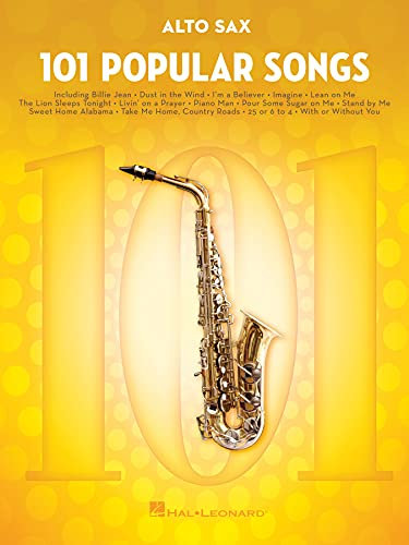 101 Popular Songs for Alto Sax (SAXOPHONE) (English Edition)