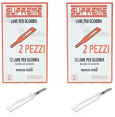 LAME PER SGORBIA MONOUSO N.2 2 PEZZI