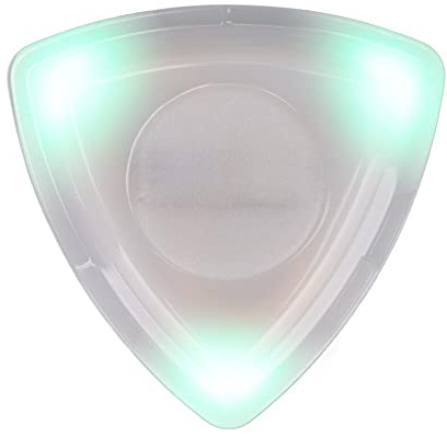 Púa de Guitarra Brillante con Luz LED de Alta Sensibilidad Reemplazo de Púa de Guitarra para Guitarra (Verde)