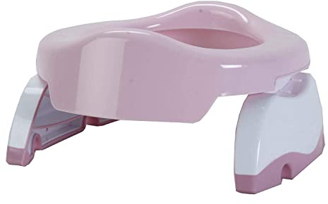 Potette Plus Reise-Töpfchen- und Toilettenreduzierer, Rosa, inklusive 3 Nachfüllungen