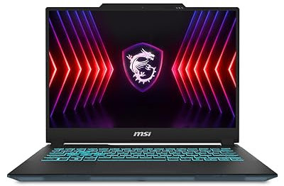MSI Cyborg 14 A13VF-039XES - Ordenador portátil Gaming de 14 Full HD (Intel Core i7-13620H, 16GB RAM, 512GB SSD, NVIDIA GeForce RTX 4060, Sin Sistema operativo) Color Negro - Teclado QWERTY español