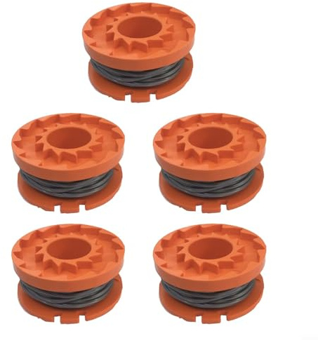 NbgrvB Spool and Line Strimmer Spool For BAUKER CGT18LW For Qualcast CGT36LA1, CGT18LA1,CGT183A,YT7403-08Trimmer Spool & Line(5pcs)