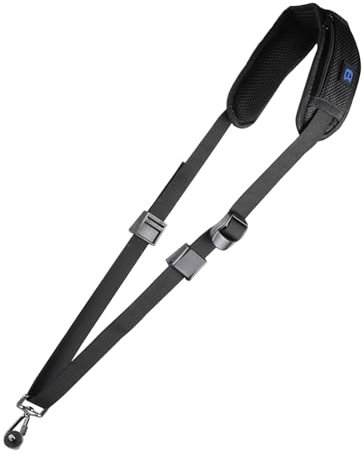 PULUZ Universal Single Shoulder DSLR SLR Camera Strap, Quick Release Anti-Slip Soft Pad Single Shoulder Camera Strap with 1/4 inch Screw Metal Hook for Canon/Nikon/Sony and more