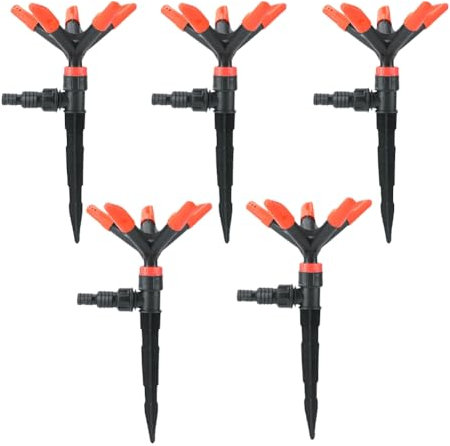 Kleagary 360 Degree Rotating Nozzle Automatic Sprinkler for Watering Flowers, Vegetables, Water Pipes and Garden Lawn Irrigation