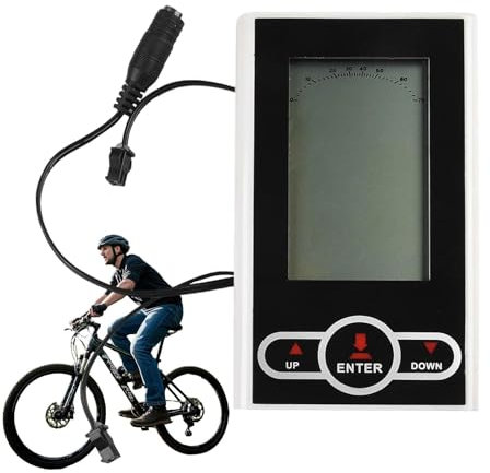 Fahrradtacho Analog LCD Display Monitor Tachometer Gym Zubehör für Indoor Cycling, Geschwindigkeit, Kalorien und Distanzmessung für Heimtrainingsgeräte