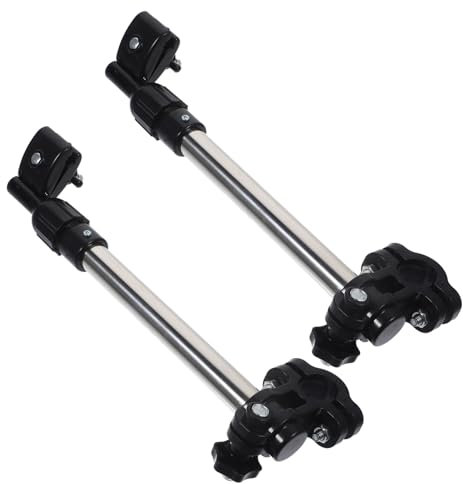 ibasenice 2pcs Stainless Steel Umbrella Stand for Bicycle Design Umbrella Holder Holder for Bike Rides