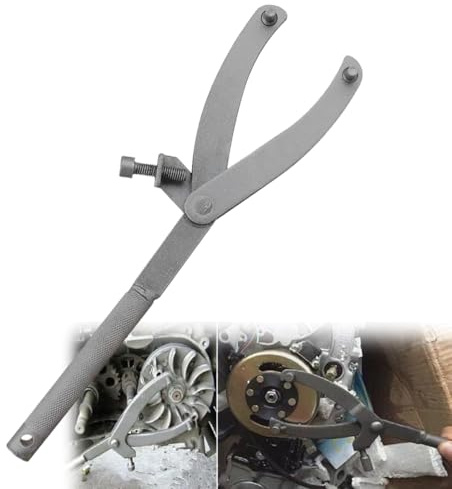 YINZZTRY Chiave Frizione per Volano, Attrezzo Blocca Volano, Chiave della Frizione dello Scooter, Moto Volano Variatore Rimozione, Strumento Chiave a Volante di Tipo Y per Moto