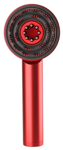 Masajeador de cabelludo - Herramienta eléctrica para el cabello, dispositivo de cepillo vibratorio | Aplicador de modos de luz roja azul, aparato de cuidado de la cabeza de relajación