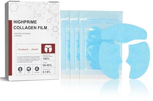 masque collagene visage korean, soin coréen, film de collagène soluble pour le visage,masque visage collagene, raffermit la peau, réduit les rides, masque éclaircissant pour le visage (3PC)