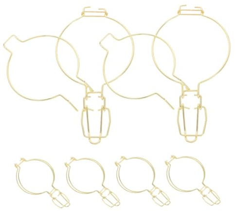 GRIRIW 6 Piezas Hebilla De Sellado del Frasco De Acero Inoxidable para Frascos Tapas De Abrazadera Cierre De Alambre para Almacenamiento y Conservación La Cocina