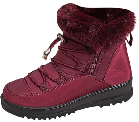 Apres Ski Femme Bottes De Neige Botte Chaude Grand Froid Pour Chaussure Boots Après Apres-Ski Raquettes À Adulte Hiver Bottines Imperméable Après-Ski Chaussures Chaudes Bottine D'hiver Fourrées