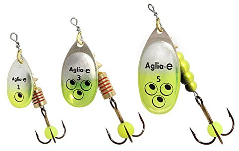 Mepps Aglia e Chartreuse - Cucharas de plata