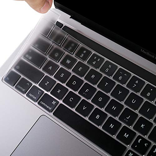 EooCoo Cubierta del Teclado Compatible para 2022-2020 Nuevo M2/M1 MacBook Pro 13 Pulgadas A2338 A2289 A2251 con Touch Bar y Touch ID, QWERTY Español Diseño - TPU Claro