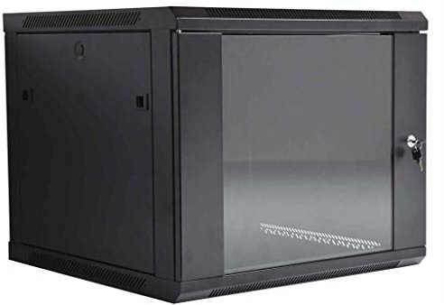 Adastra | Armario para Rack de 19 Pulgadas, Montaje en Pared o Independiente, 9U x 450 mm de Profundidad