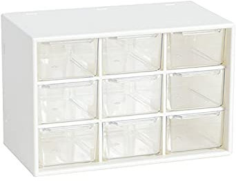 Pequeño organizador de plástico con cajón transparente, 3 capas organizador de maquillaje, cajas de almacenamiento de cosméticos, adecuado para almacenar cosméticos, todo tipo de artículos para cocina