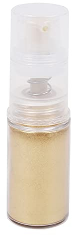 KANEIDALINNA Essbares Goldpulver, 5 g, essbares Goldpulver, Mousse-Kuchen-Sprühflasche, Backfarbe, Staub, Kuchen, Fondant, Schokolade, Dekoration, Blitze, Glitzerpulver