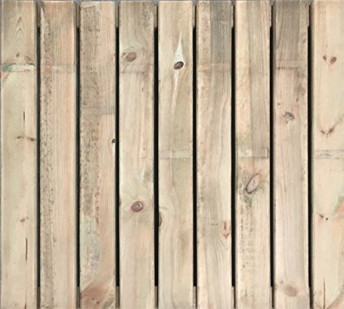 Vidahuerto Piastrelle per pavimenti in legno di pino trattato per esterni. Ideale per giardino e piscine. (50 x 50 x 4 cm)