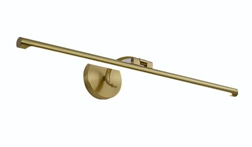 PAPUQ Aplique LED para cuadros, espejos, murales etc, 12W estilo clasico y elegante,luz cálida 2900K, Acabado Bronce, articulado. 55cm