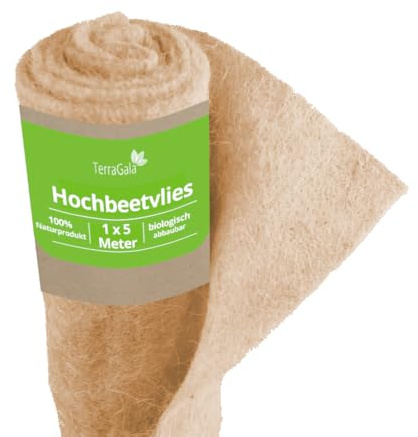 TerraGala Jute-Hochbeetvlies | 1m x 5m | 300g/m²